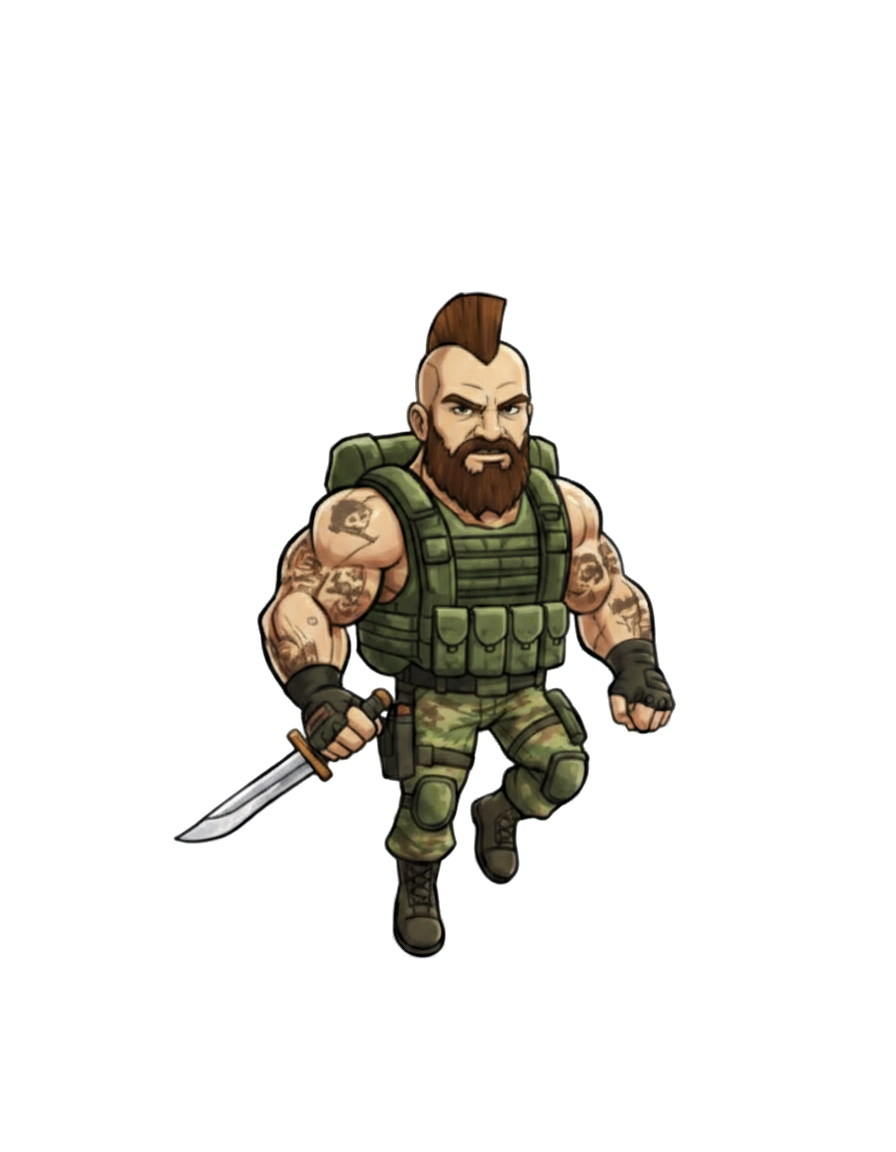 Peaceful Farm knife commando